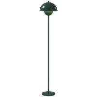 Vert Lampe de chevet pour le salon. Lampe de stand avec abat-jour rond. Lumière réfléchie. Interrupteur à pied. Lampe de stand en métal, encastée dans le mur.Idéale pour les chambres et les bureaux.