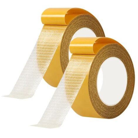 Ruban double face antidérapant lot de 2 pour tapis, parquets, moquettes(3x200cm) (1/5)