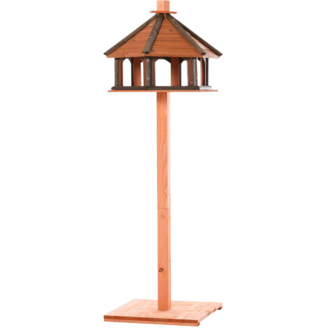 Vogelhaus : dimensions 52 Ø × 130 H cm. C’est une maison pour les oiseaux, une villa en bois dédiée aux oiseaux. Il s’agit d’un abri pour les oiseaux. Naturellement… (1/5)