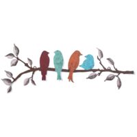 30 cm Art mural en métal coloré rustique, décoration intérieure élégante maison