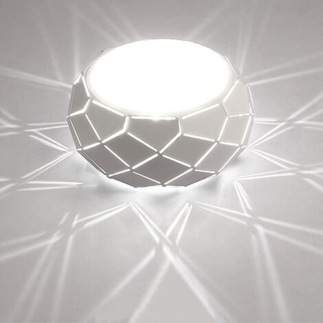 BOMCLAP Mini Plafonnier Encastré LED 10W φ16cm, Lumière Blanche - Hublot Acrylique Diffusant (1/5)