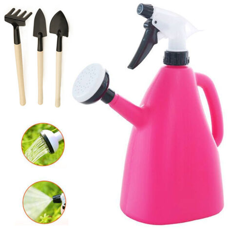 BOMCLAP Vaporisateur Arrosoir Professionnel 2-en-1, Capacité 1 Litre  Mini Râteau en Cadeau  Pour Arrosage de Précision au Jardin et en Intérieur
