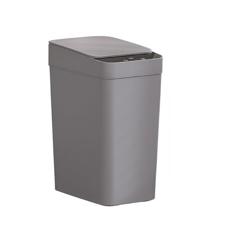 Poubelle entièrement automatique 12L, panier à déchets à capteur, panier à déchets de salon et de salle de bain (compatible avec les piles AA) (1/5)