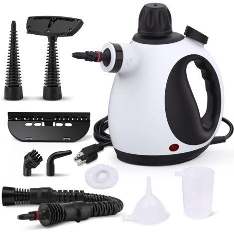 Nettoyeur vapeur multifonctionnel avec 9 accessoires, nettoyeur vapeur haute pression portatif pour éliminer les taches et nettoyer (1/5)