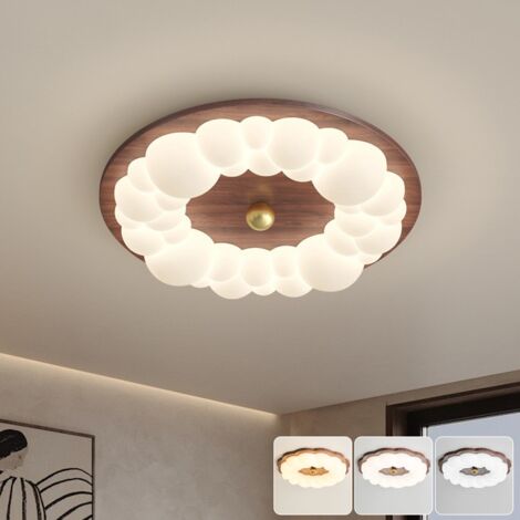 Plafonnier LED, lampe de plafond économe en énergie pour la protection des yeux, applique murale LED, 3 températures de couleur réglables, 54 cm