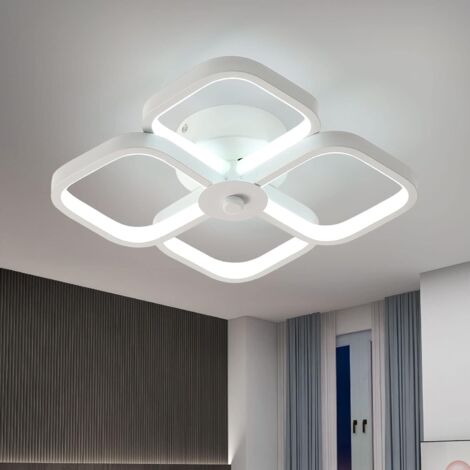 Plafonnier LED, plafonnier moderne, applique murale, lumières décoratives, lumière blanche 6000K (blanc) (1/5)