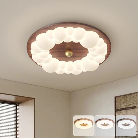 Plafonnier LED, lampe de plafond moderne, lustre à économie d'énergie pour la protection des yeux, applique murale, 3 températures de couleur, 54 cm