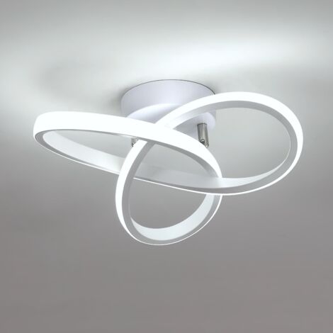 Plafonnier LED, Lustre LED basse consommation, Plafonnier moderne 20 W, Luminaire d'allée LED design, Lumière blanche 6000 K (1/5)