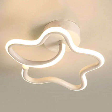 Plafonnier LED, plafonnier moderne, applique murale, lumières décoratives, lumière chaude 3000K (blanc) (1/5)