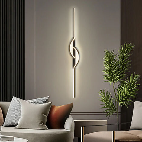 Applique murale moderne 60 cm, lampe de chevet créative, plafonnier, applique murale LED d'intérieur, lampes décoratives (lumière chaude 3000 K) (1/5)