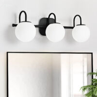 BOMCLAP Applique murale pour miroir, applique murale pour chambre, salon,couloir et salle de bain,applique LED G9 d'intérieur pour salle de bain,sans ampoule