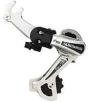 Dérailleur arrière 6/7 vitesses, TY21, fixation pour suspension, convient aux VTT, vélos de ville et vélos pliants, argent.