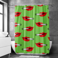 Rideau de douche motif cannabis tropical et artistique, rideau salle de bain imperméable, 90x180 cm