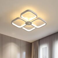 Plafonnier LED, plafonnier moderne, applique murale, lumières décoratives, lumière chaude 3000K (blanc)