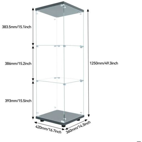 Vitrina expositora de acrílico, 36 x 22 x 27 cm, vitrina transparente, cajas de plástico apilables transparentes con cubierta antipolvo magnética para casa de muñecas/kit de casa en miniatura DIY Vitrina expositora de acrílico, 36 x 22 x 27 cm, vitrina transparente, cajas de plástico apilables transparentes con cubierta antipolvo magnética para casa de muñecas/kit de casa en miniatura DIY