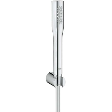 Grohe – Support de douche mural 1 jet – Barre de douche avec flexible 1500 mm – Économie d’eau débit limité 9,5 l/min – 27369000