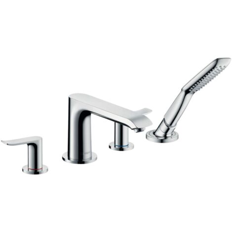 HANSGROHE 31442000 Robinet de baignoire 4 trous Metris F-Set (1/3)