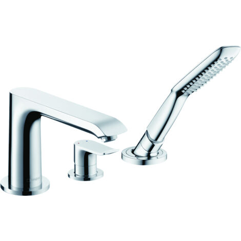 HANSGROHE 31190000 Robinetterie de baignoire 3 trous Metris F-Set (1/4)