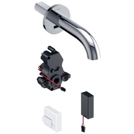 Geberit 116264211 Piave bras WC mural, montage murale, robinetterie (1/5)