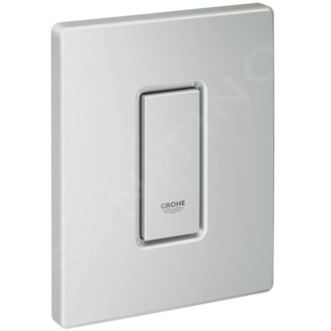 GROHE Plaque de Déclenchement Urinoir Skate Cosmopolitan 38784 Déclenchement manuel chrome mat, 38784P00 (1/3)