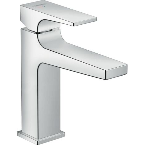 Hansgrohe – Mitigeur de lavabo avec bonde Push-Open chromée – Hauteur 184 mm, bec fixe 135 mm, débit 5 l/min – 32508000 (1/10)