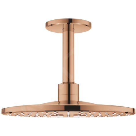 Grohe Rainshower SmartActive 310 Rainshower 310 SmartActive Set douche de tête et bras 142 mm, 2 jets Bronze, 26477DA0 (1/5)