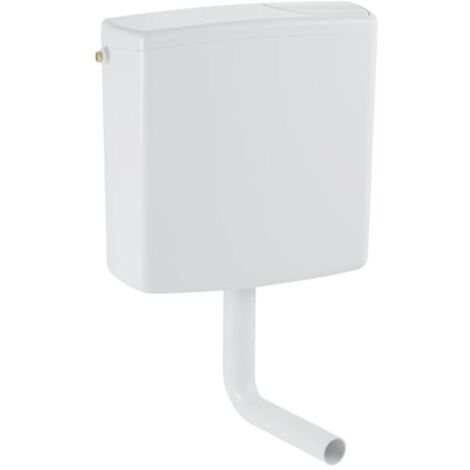 Geberit – Citerne encastrée AP à double chasse 2 volumes – Raccord d'eau latéral ou arrière – Volume de chasse réglable 3/6 l – Matériau ASA blanc alpin (1/6)