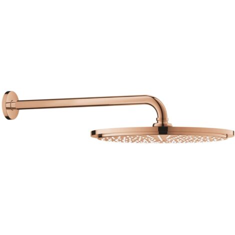 GROHE 26066DA0 Ensemble douchette tête Rainshower Cosm. 310 26066 Bras de douche 380 mm warm sunset (1/4)