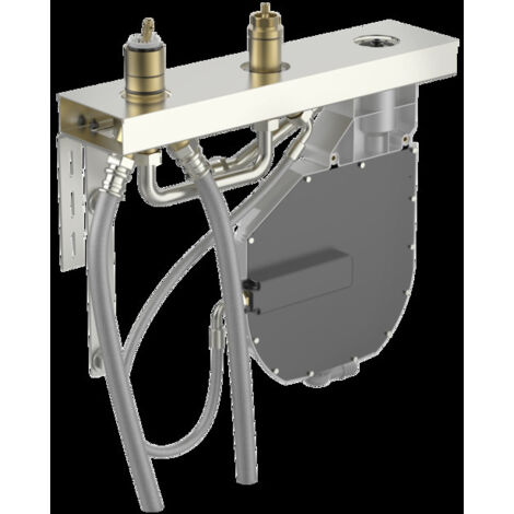 Hansa 53070300 Ensemble encastré pour baignoire et douche, robinetterie (1/4)