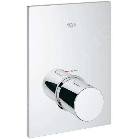 GROHE 27619000 Batterie thermostatique Grohtherm F 27619 kit de montage fini chrome (1/4)