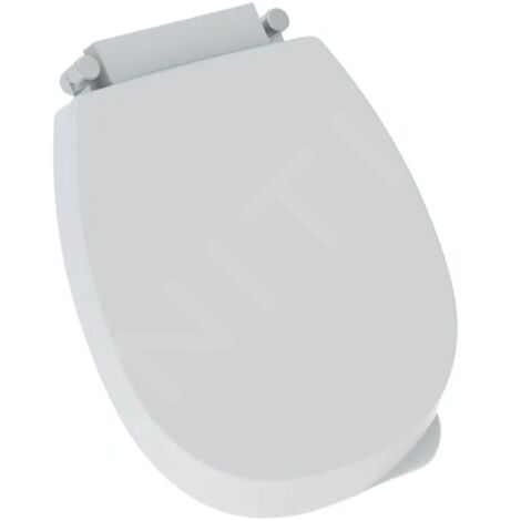 Geberit 573900000 Couvercle de lunette d'urinoir Corso, blanc (1/2)
