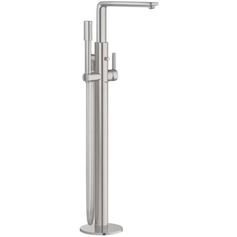 GROHE 23792DC1 Mitigeur baignoire encastré Lineare 237921, montage au sol, kit de finition supersteel (1/4)