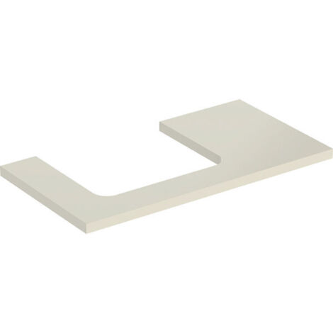 Geberit 505303004 plaque ONE pour WC, découpe gauche, pour AWT (1/2)