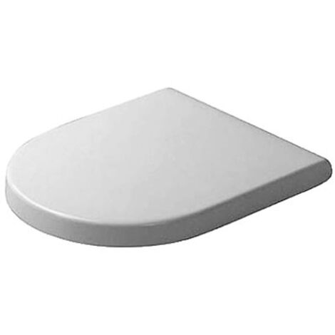 Duravit – Abattant WC Starck 3 Duroplast – Charnières acier inoxydable – Système SoftClose – Dimensions 42x35x4.3cm – Facile à nettoyer (1/10)