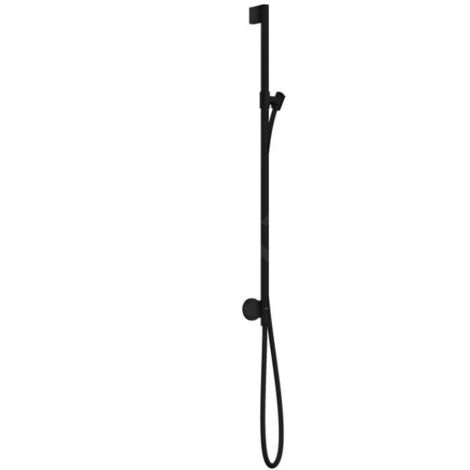Axor One - Barre de douche 965 mm avec flexible de douche, noir mat 48792670 (1/3)