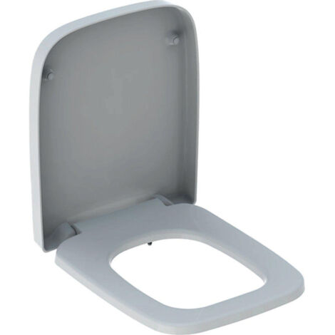 Geberit 572180000 Abattant WC Renova Plan, design angulaire (1/2)
