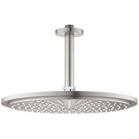 GROHE 26067DC0 Ensemble de douche de tête Rainshower Cosm. 310 26067 Sortie de plafond 142 mm supersteel (1/3)