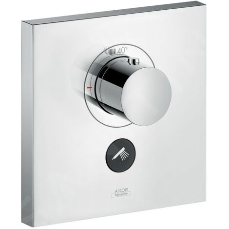 Axor ShowerSelect - Set de finition pour mitigeur thermostatique encastré haut débit avec 1 sortie, chrome 36716000 (1/3)