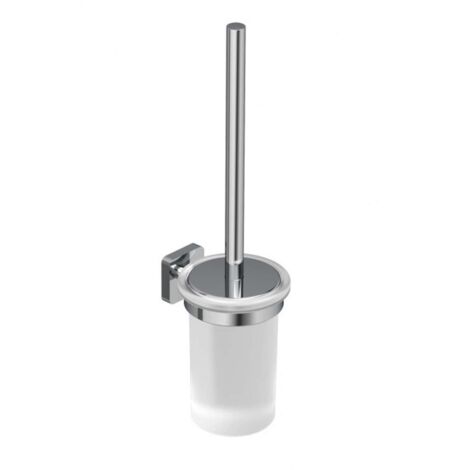 Kludi Vela S - Brosse WC avec support mural, verre/chrome 2597405 (1/2)