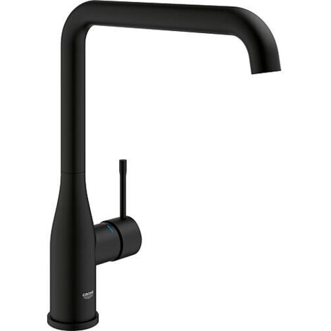 GROHE 30505KF0 Mitigeur de cuisine Essence 30505 bec pivotant tuyau noir fantôme (1/5)