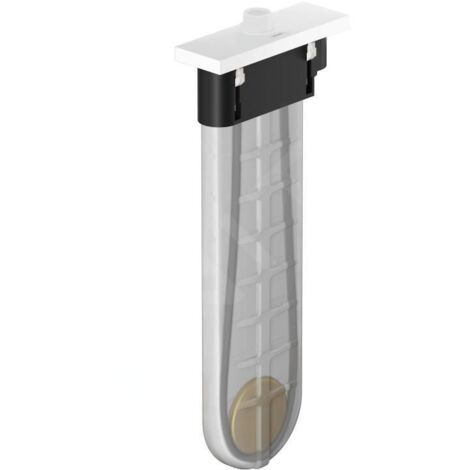 HANSGROHE 28010700 Ensemble de rebord de baignoire sBox square blanc mat (1/3)