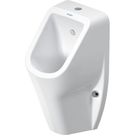 Duravit No.1 urinoir, rimless, arrivée en haut, incl. buse de