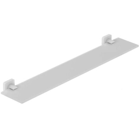 Kludi Vela S - Étagère, longueur 60 cm, verre/blanc mat 2597353 (1/2)