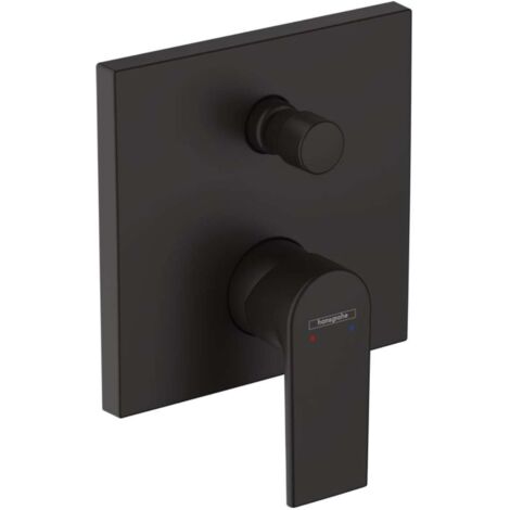 Hansgrohe Vernis Shape - Mitigeur de baignoire encastré, noir mat 71469670 (1/3)