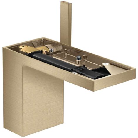 Axor MyEdition - Mitigeur de lavabo avec bonde Push-Open, EcoSmart, bronze brossé/sans plaque 47032140 (1/2)