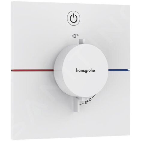 Hansgrohe ShowerSelect Comfort - Mitigeur thermostatique encastré, blanc mat 15571700