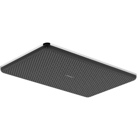 Hansgrohe – Douche de tête 21x34 cm – EcoSmart – Type de jet Pluie et Pluie poudreuse – Aluminium anodisé – 24531000 (1/3)