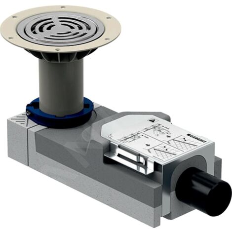 Geberit 154055001 DBD-écoulement pour revêtement de sol vinyle (PVC) (1/3)