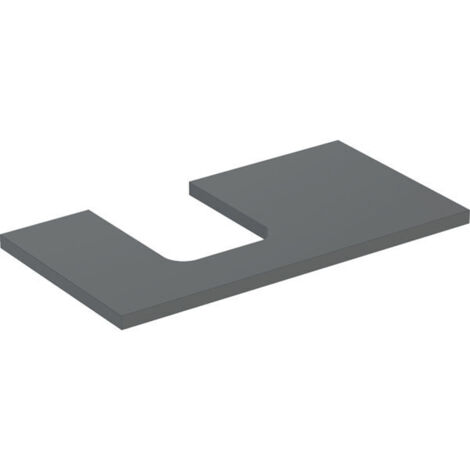 Geberit 505293003 ONE plaque WT, à gauche pour cuvette AWT forme coque (1/2)