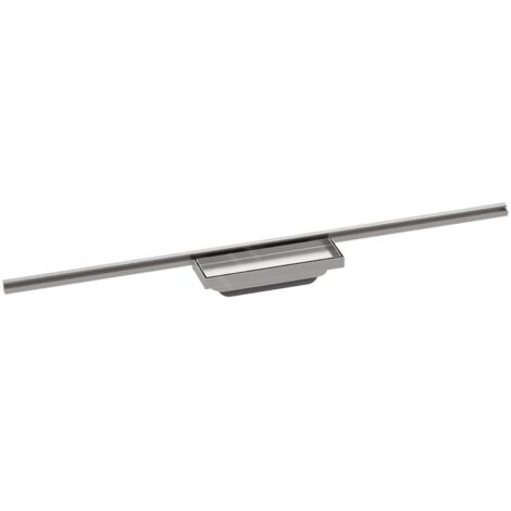 Hansgrohe – Caniveau de douche 90 cm en acier inoxydable – Réglable en hauteur +10 mm – QuickClean – 56221000